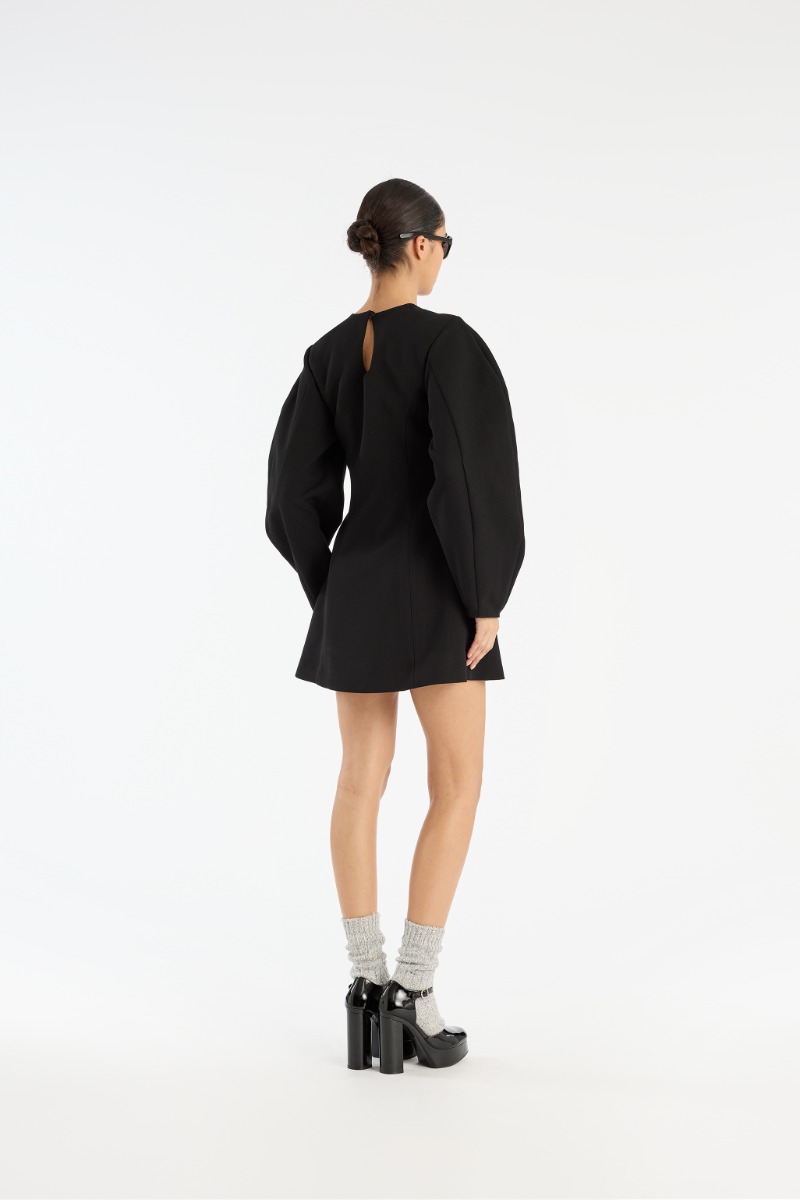 mini suiting dress PETITE// Parks Suit Mini Dress-Dark Navy M