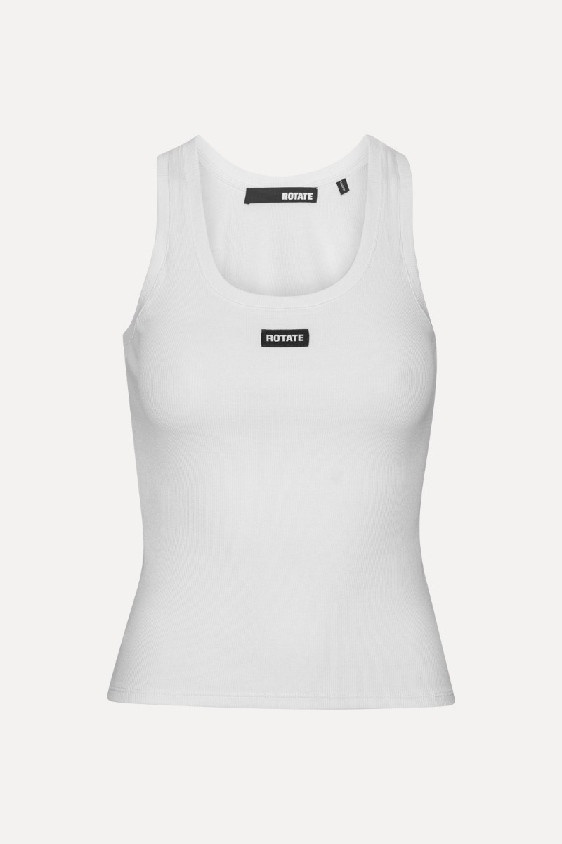 Basic Tank Top Bright White - ROTATE Birger Christensen