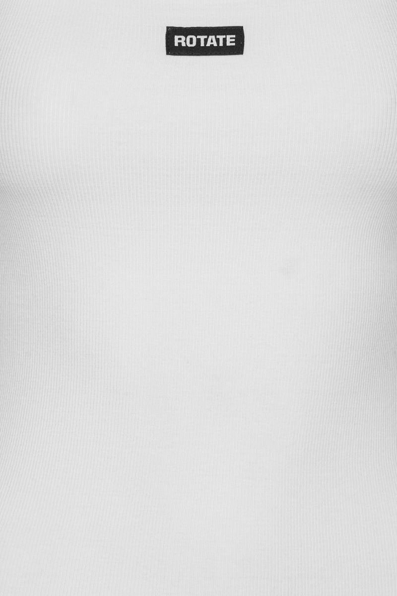 Basic Tank Top Bright White - ROTATE Birger Christensen
