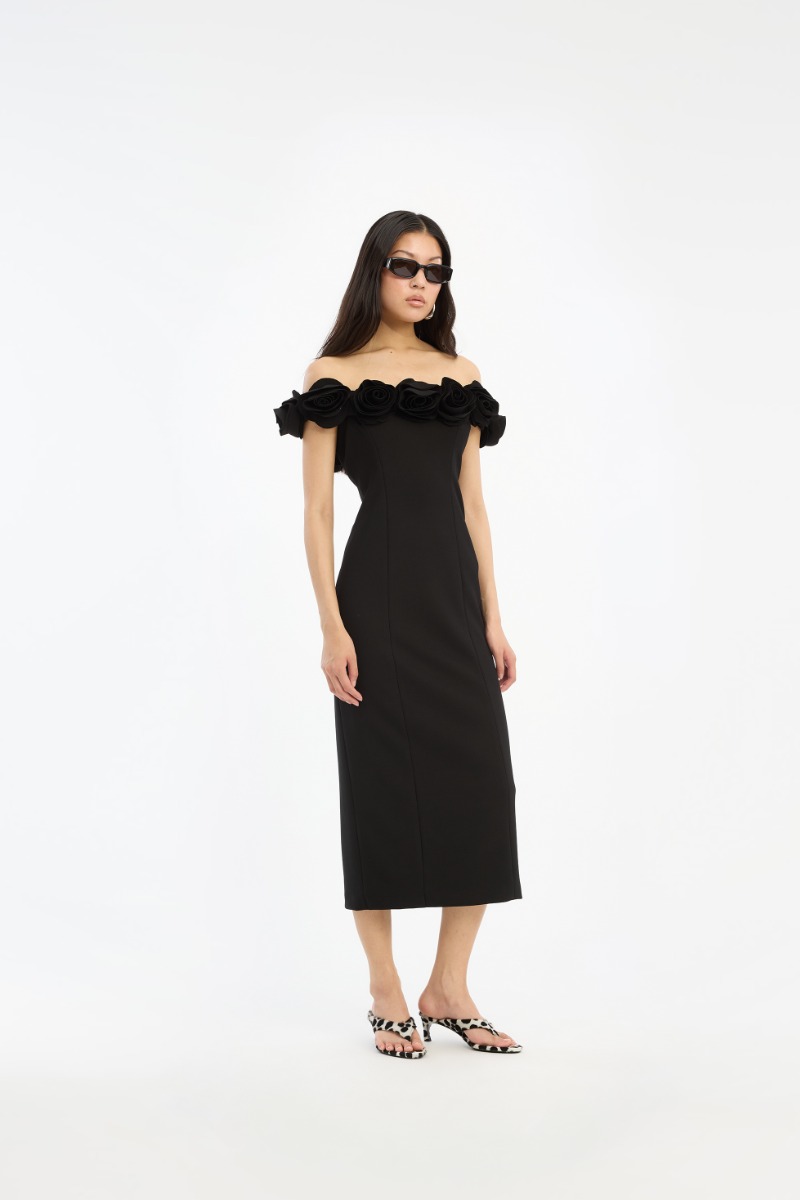 rotate strapless crepe midi dress ROTATE BIRGER CHRISTENSEN Strapless Satin-Crepe Mini Dress
