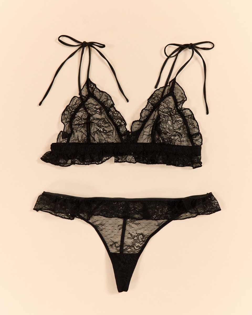 1 String Brief String briefs Black - ROTATE Birger Christensen