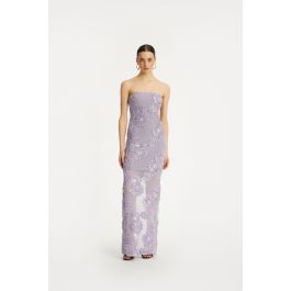 rotate 3d mesh maxi tube dress 3d Mesh Maxi Dress Purple