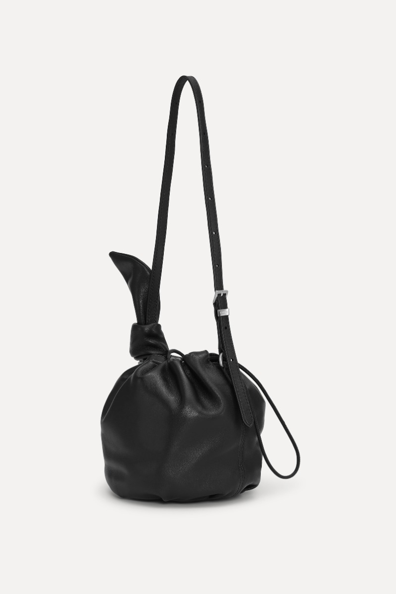 The Bon Bon Bag Black Leather - ROTATE Birger Christensen