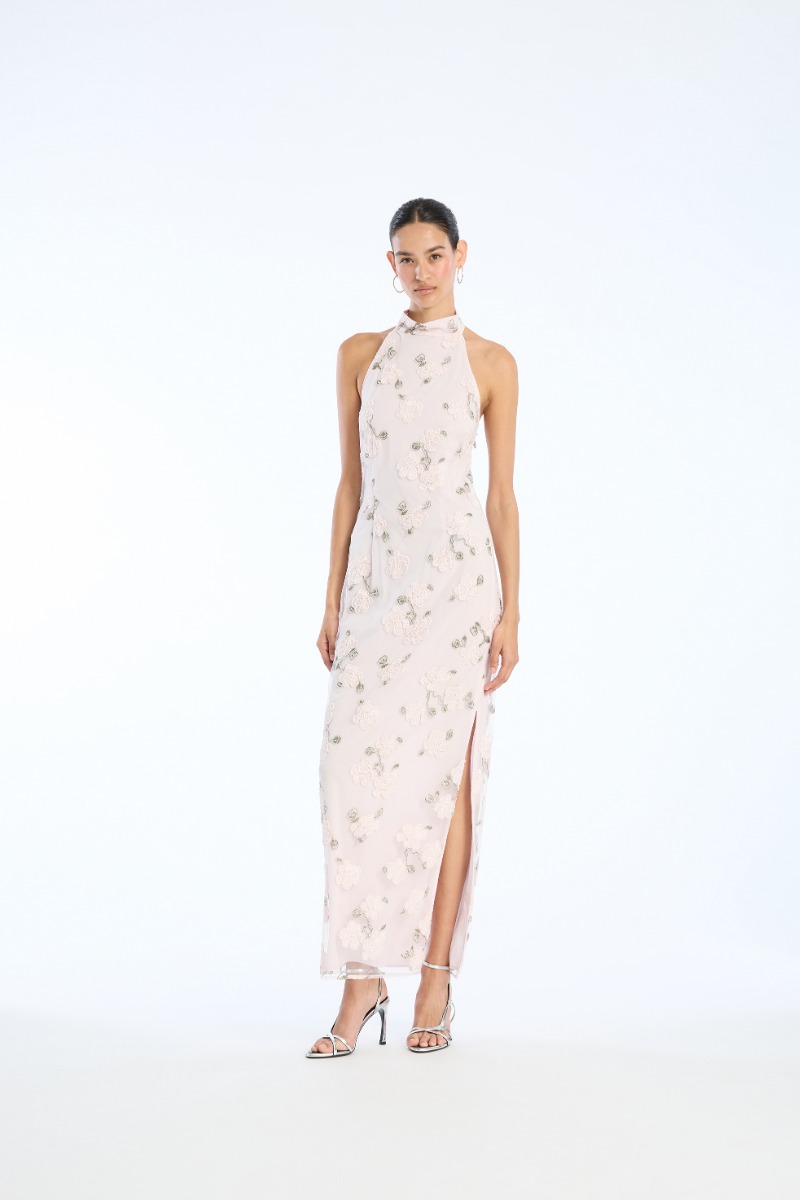 beaded dresses long Elizabeth K GL3005 Long Chiffon Dress Formal Dress Shops L / Mauve main image 1