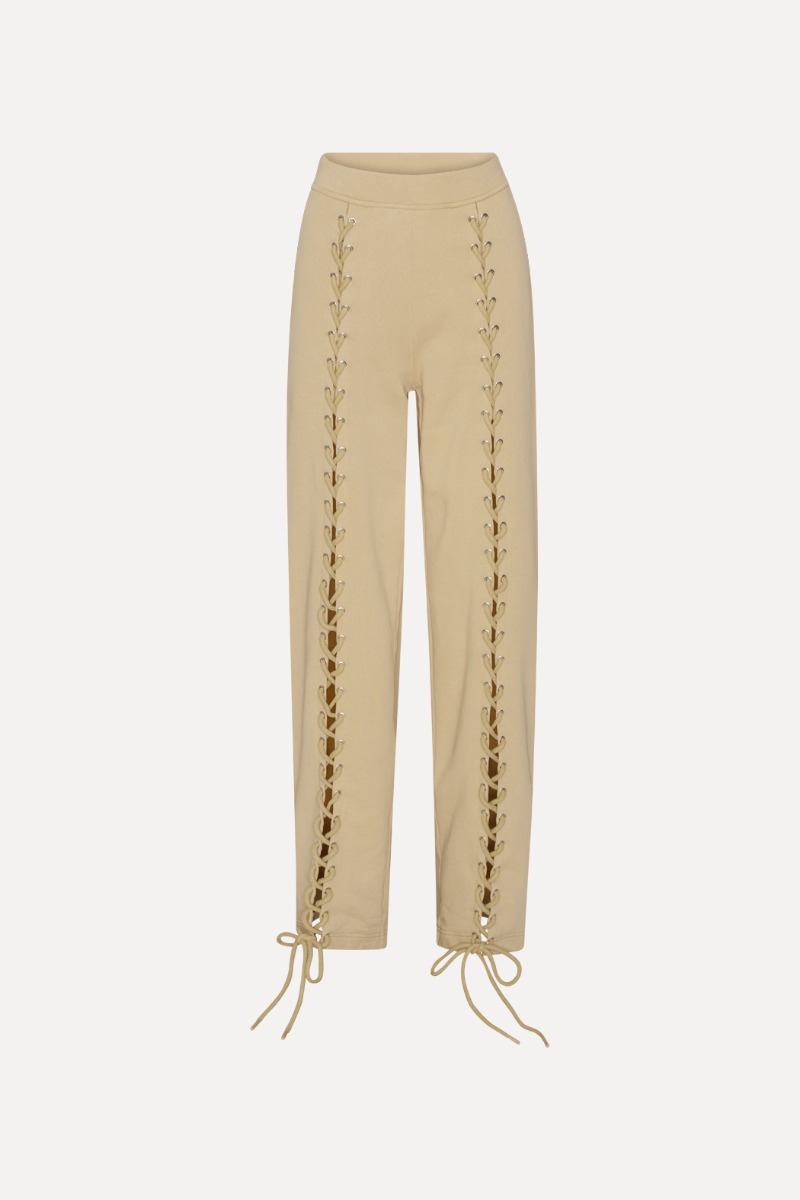 Lacing Sweatpants Beige - ROTATE Birger Christensen
