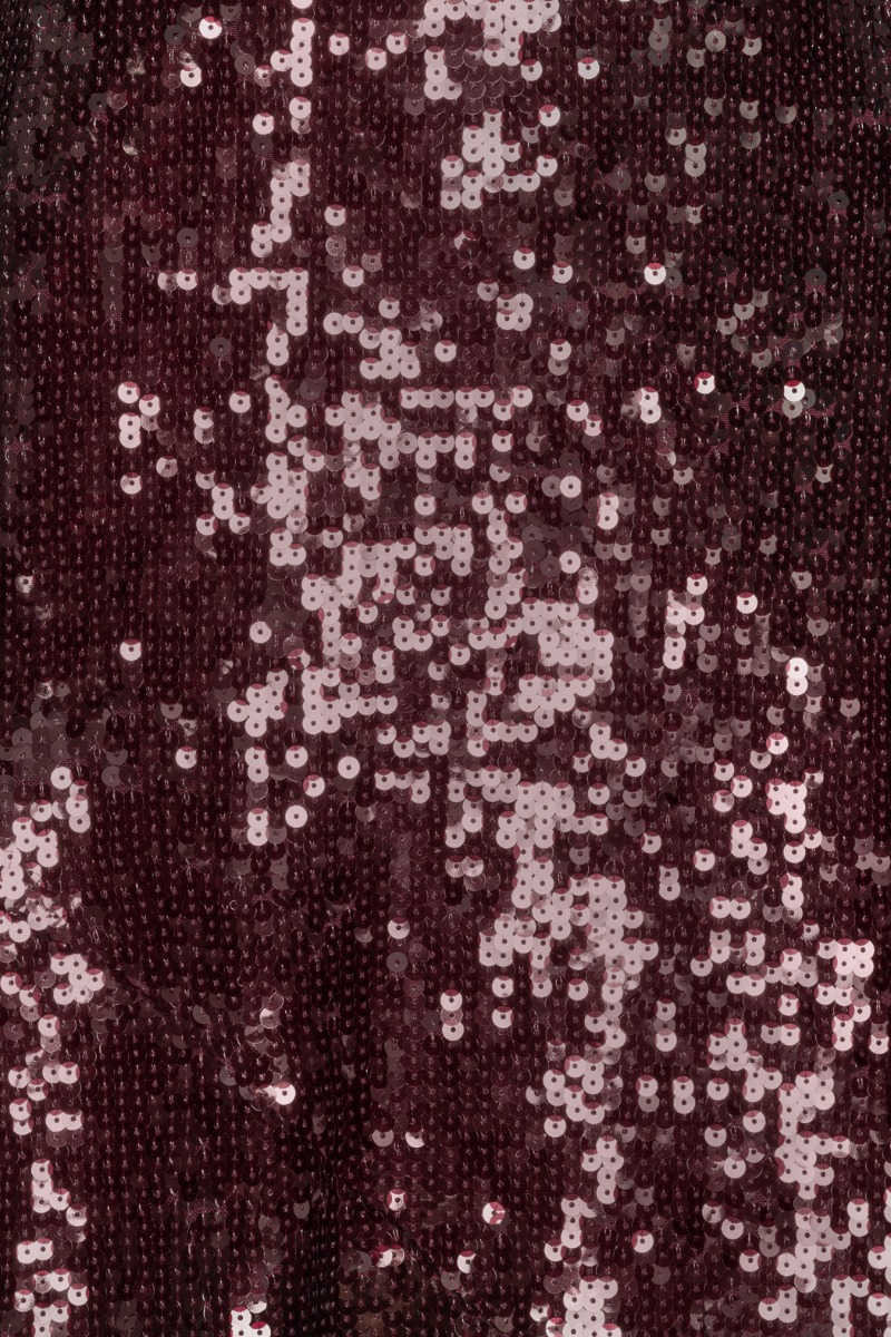 Sequin Maxi Dress Burgundy - ROTATE Birger Christensen Sequin Maxi Dress Burgundy - ROTATE Birger Christensen