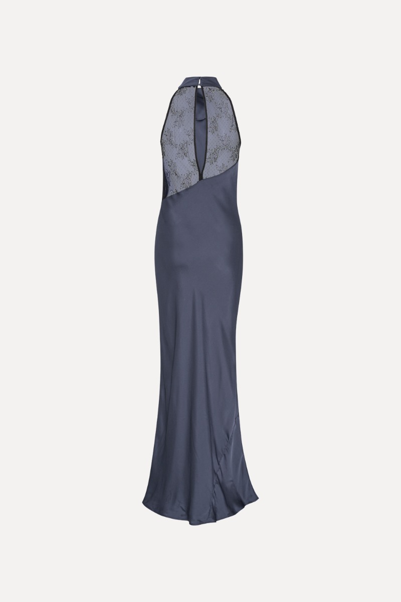 Lace Maxi Dress Dark Blue - ROTATE Birger Christensen