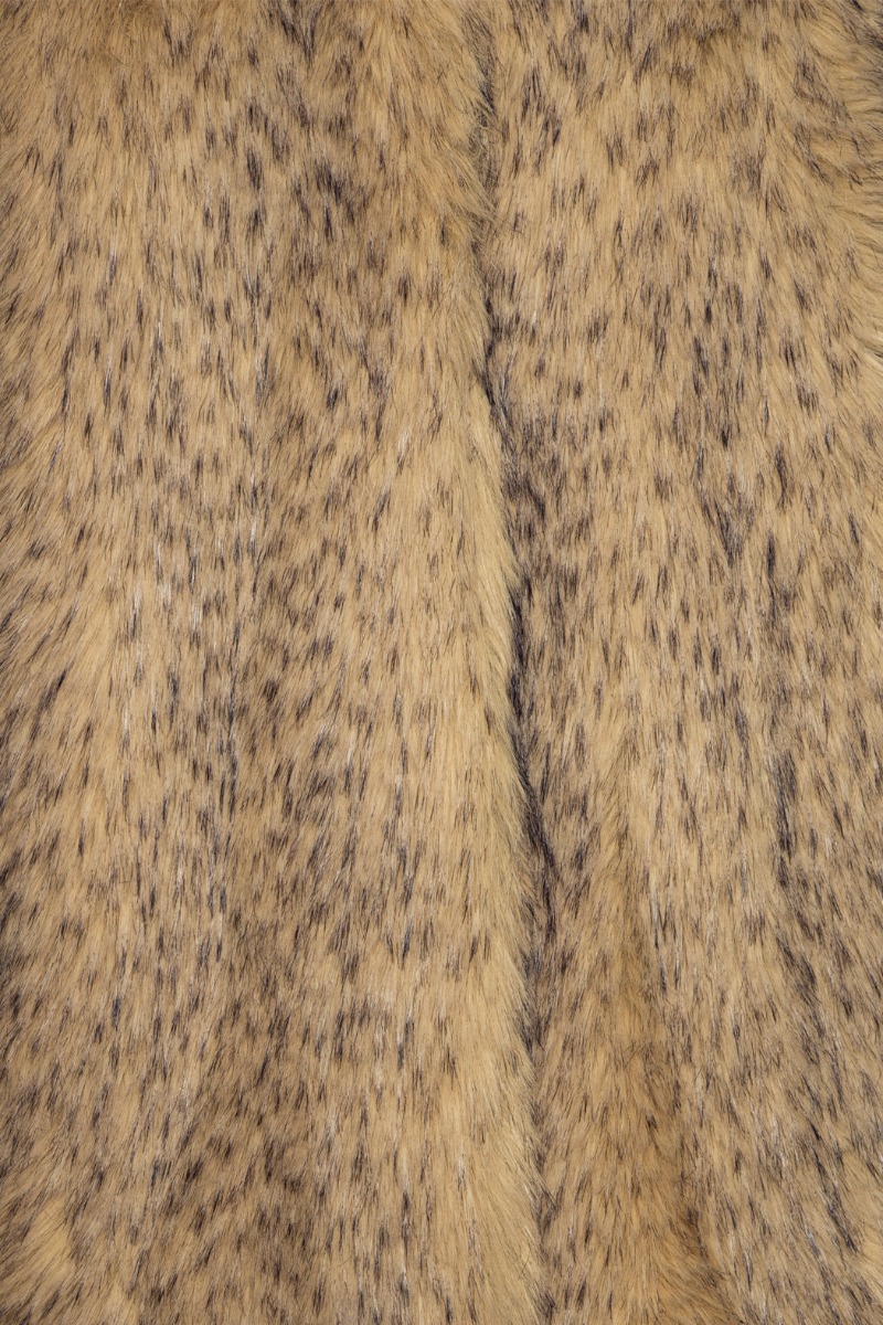 Faux Fur Long Coat Beige - ROTATE Birger Christensen