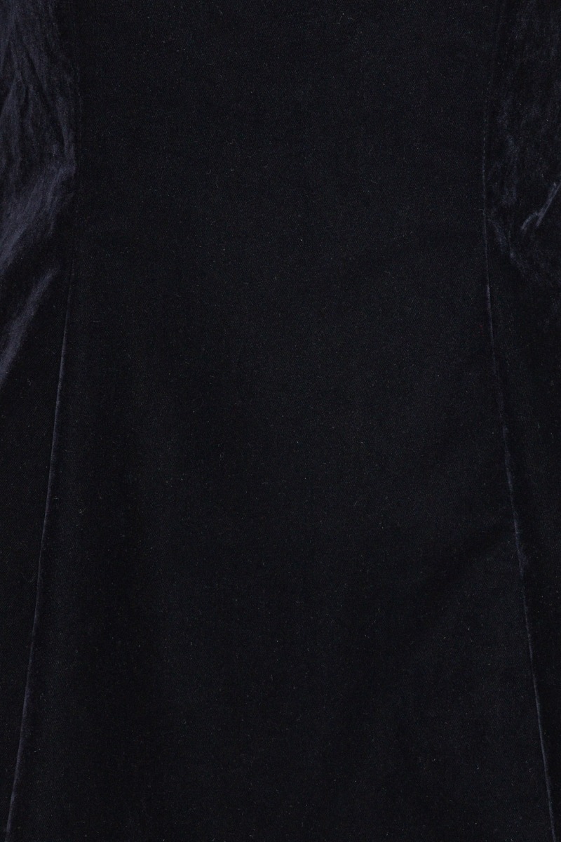 Velvet Mini Strap Dress Dark Blue - ROTATE Birger Christensen
