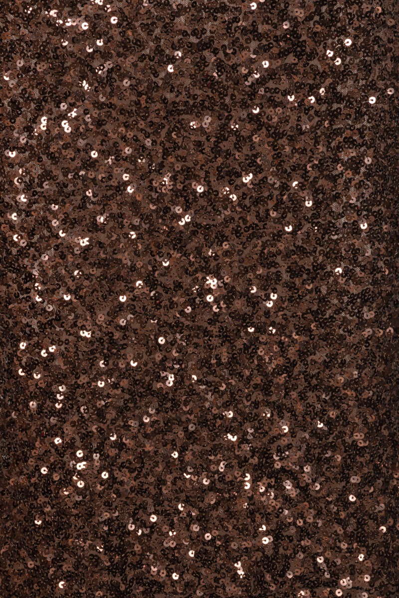 rotate brown sequin dress Patricia Midi Dress in Chocolate Brown