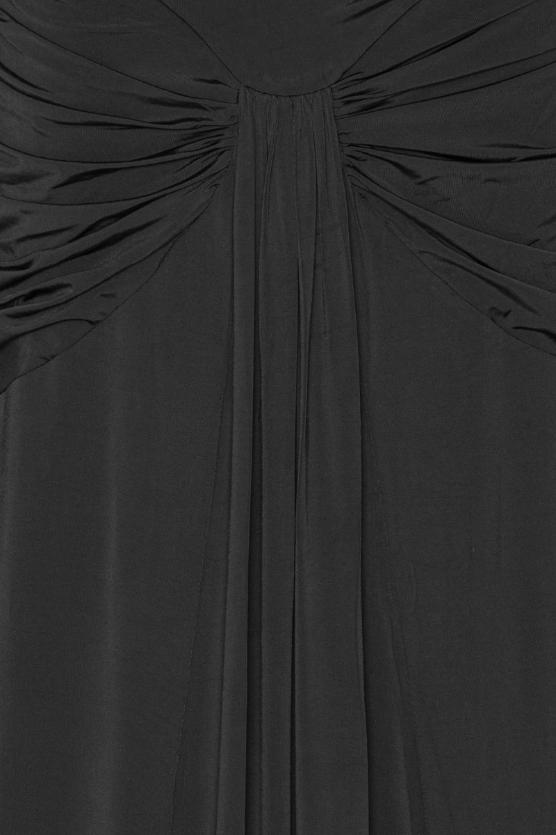 Maxi Asymmetric Dress Black - ROTATE Birger Christensen