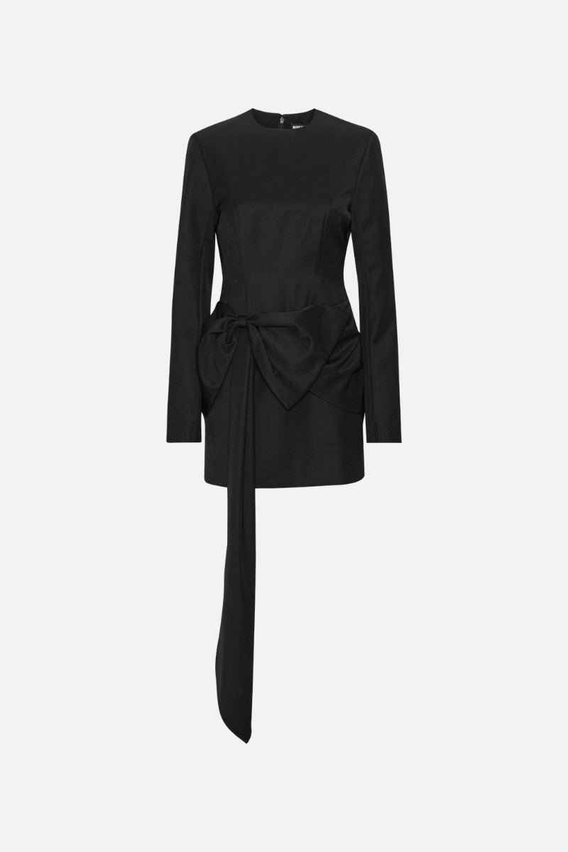 Mini Dress W/ Ls Black - ROTATE Birger Christensen