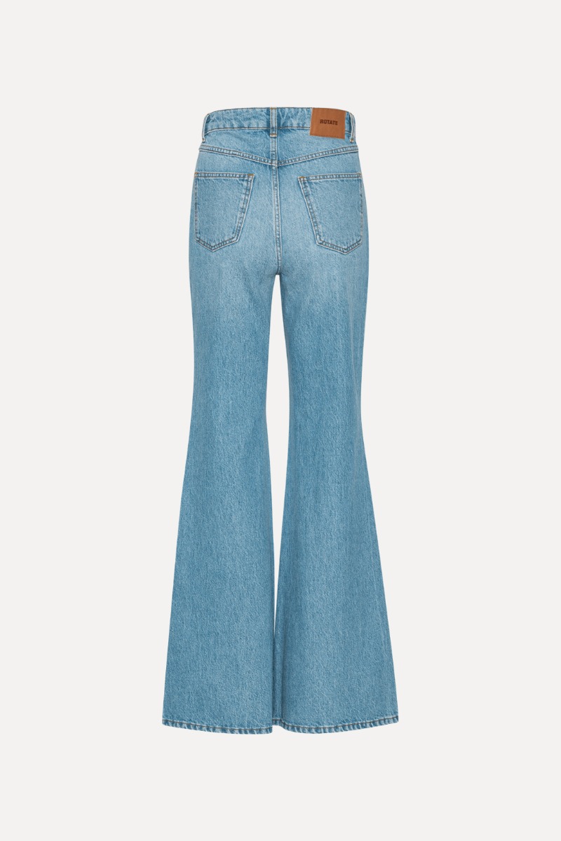 Flared Highwaisted Jeans Blue - ROTATE Birger Christensen