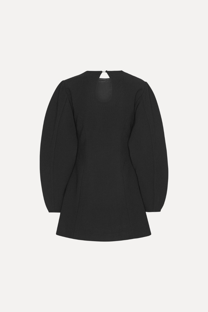 Suiting Flared Mini Dress Black - ROTATE Birger Christensen