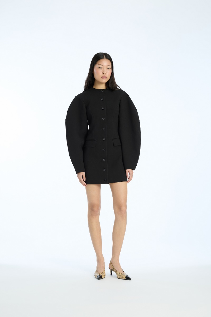 【新品未使用】RIM.ARK Tailored mini dress Tailored Mini Dress Black - ROTATE Birger Christensen