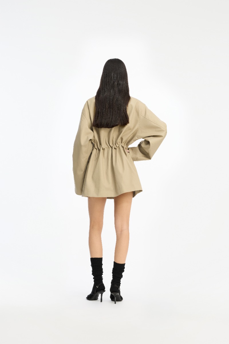 Heavy Twill Jacket Beige - ROTATE Birger Christensen