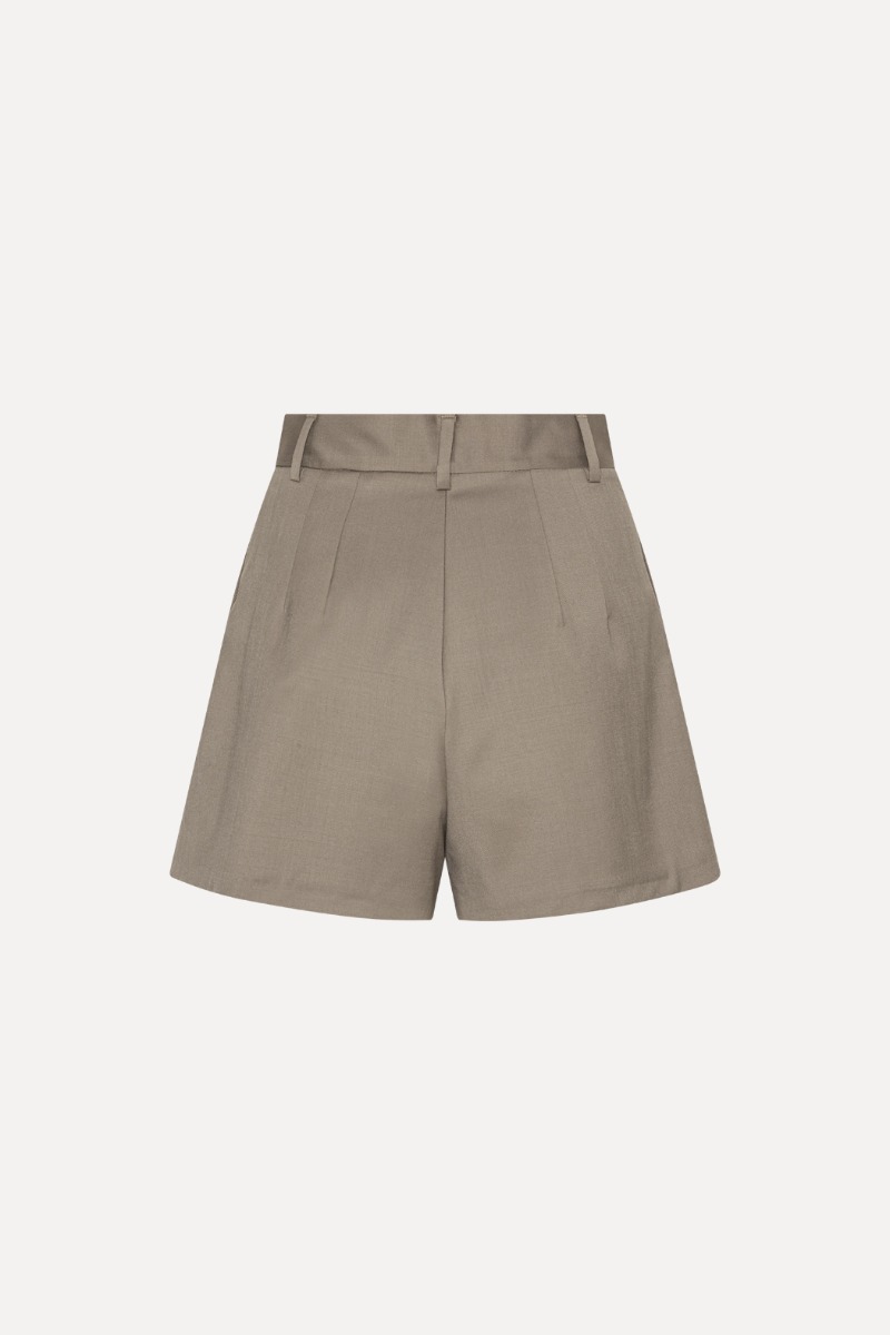 Highwaisted Shorts Taupe - ROTATE Birger Christensen