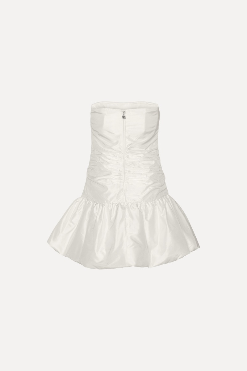 white balloon dress Halterneck (White) White balloon dress White /