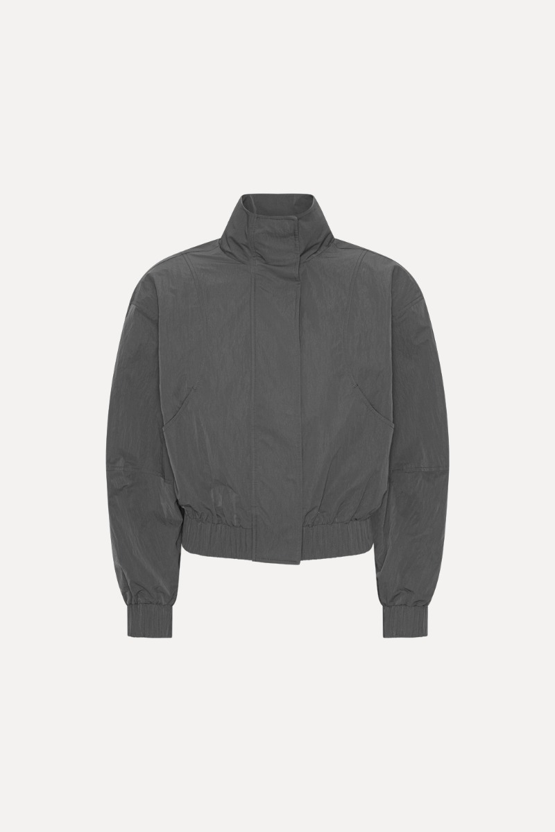 最終値下げ　t.japan knit jacket グレー Crispy Track Jacket Dark Grey - ROTATE Birger Christensen