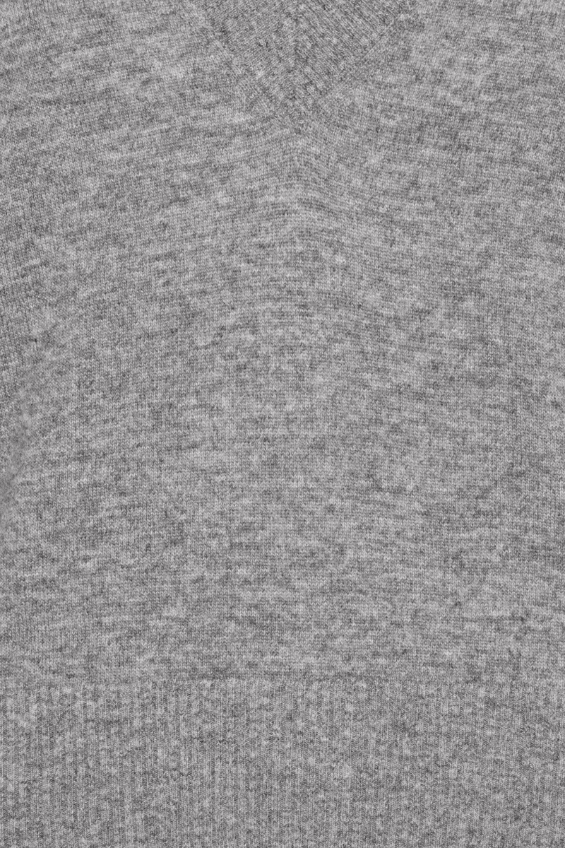 Knit V-neck Sweater Grey - ROTATE Birger Christensen