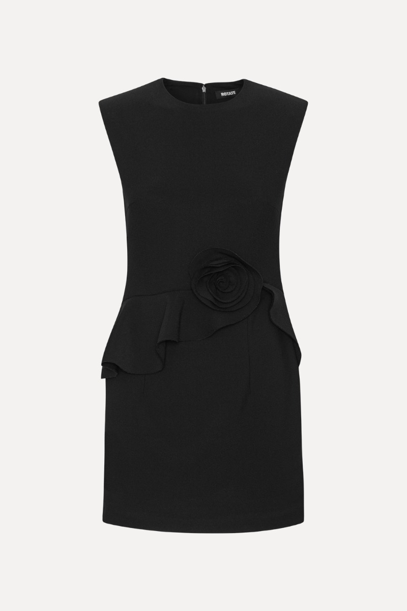Rose Mini Dress Black - ROTATE Birger Christensen
