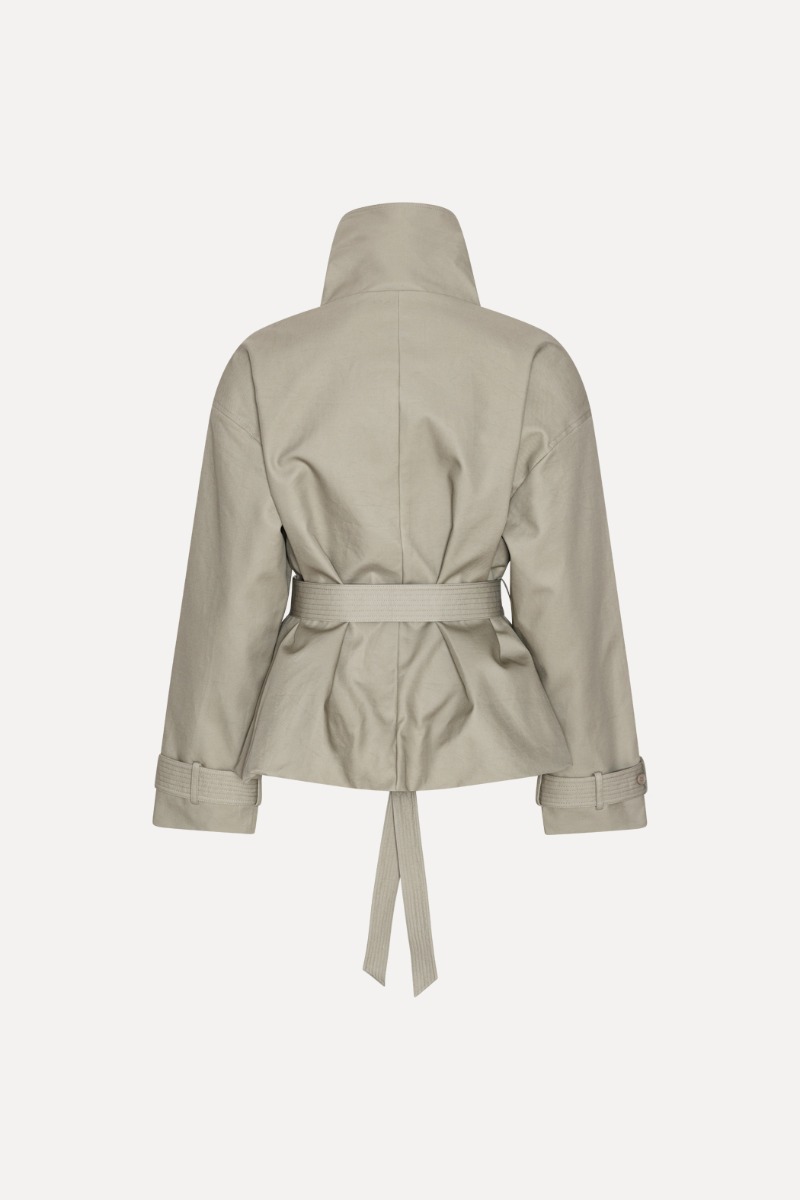 Short Trench Coat Aluminum - ROTATE Birger Christensen