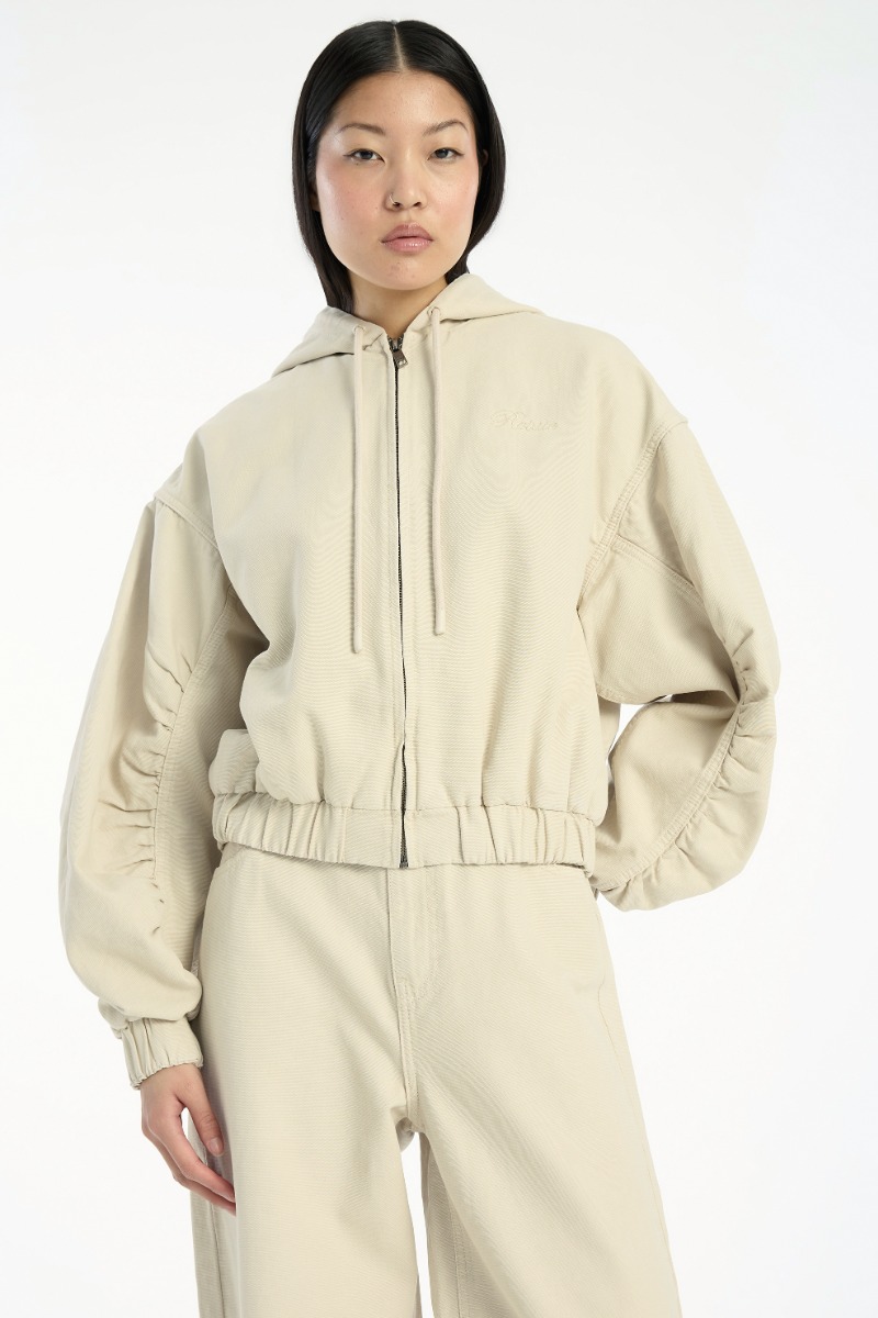 Heavy Woven Jacket Beige - ROTATE Birger Christensen