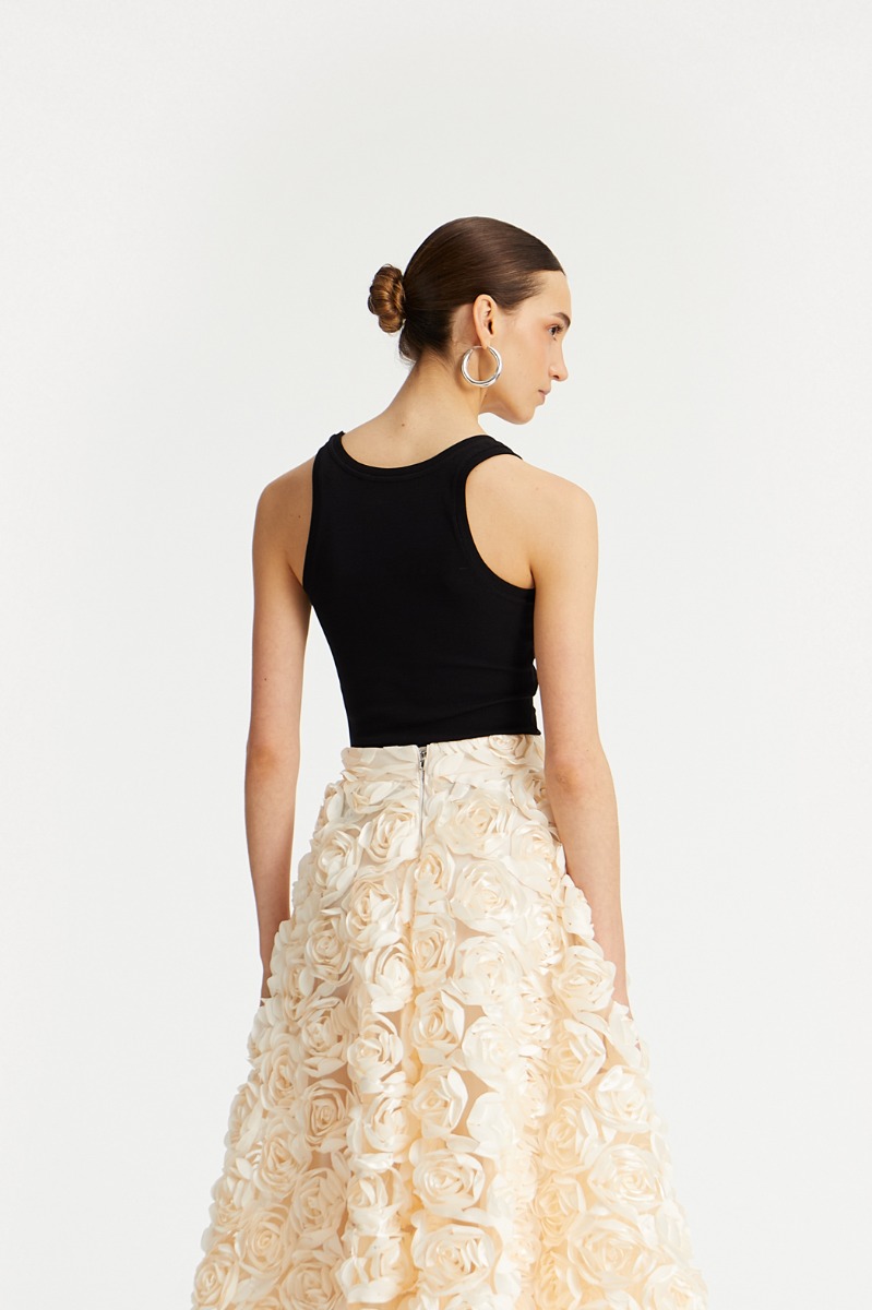 Basic Tank Top Black - ROTATE Birger Christensen