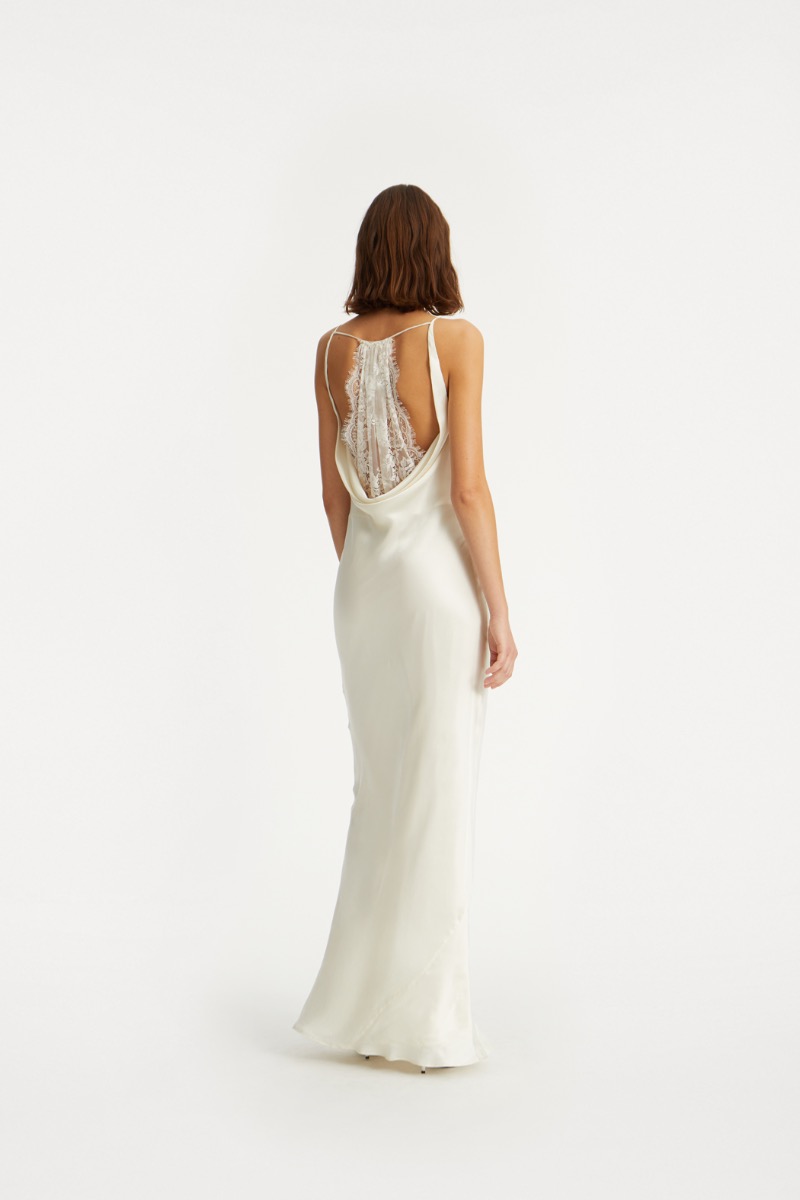 sachin and babi light blue dress How to Alter a Backless Dress main image 0