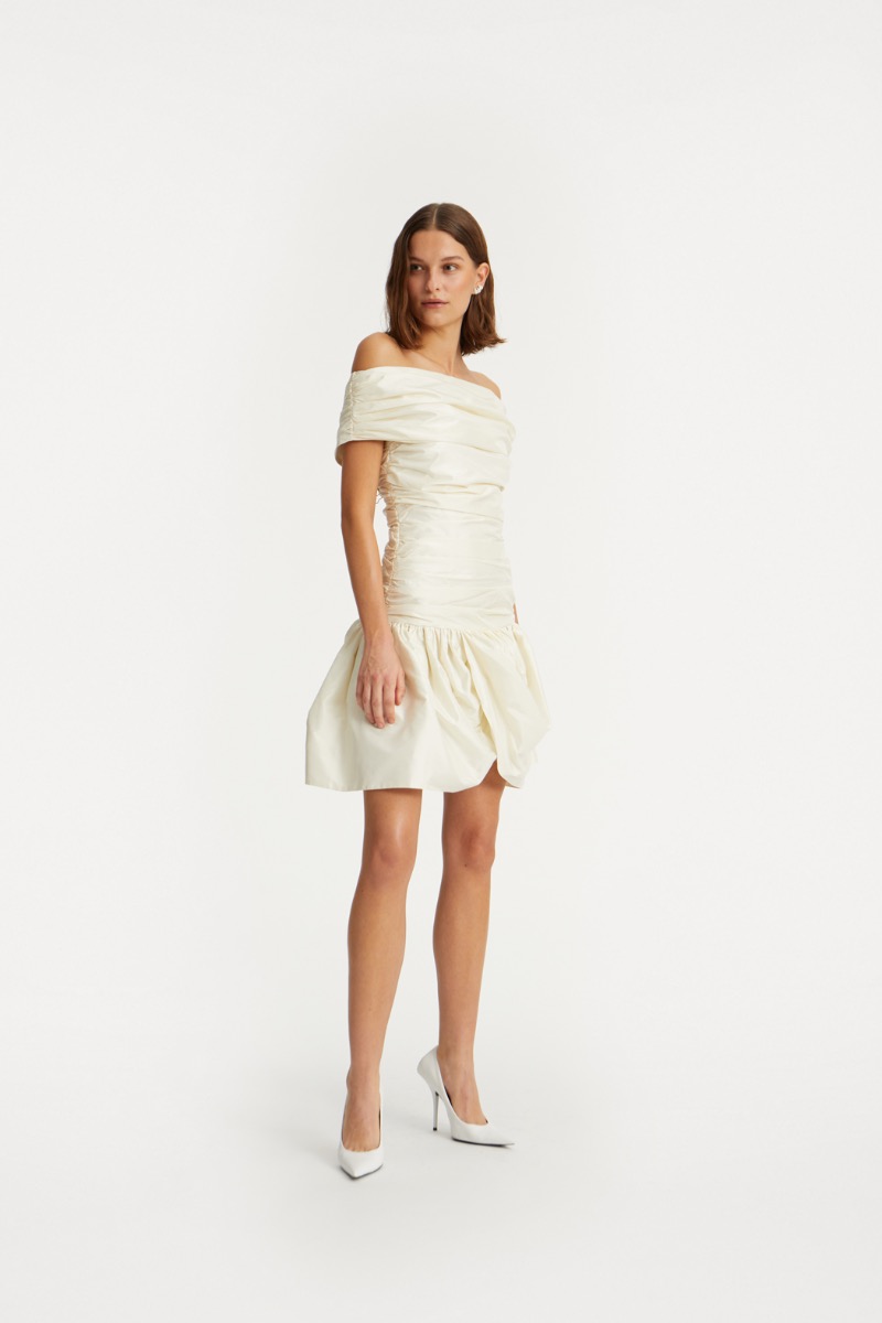 ginnifer strapless mini dress in green Lauren Green Strapless Mini Dress - US 14
