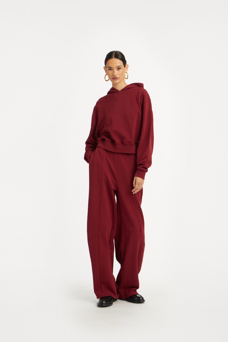 Terry Back Sweatpants Bordeaux - ROTATE Birger Christensen