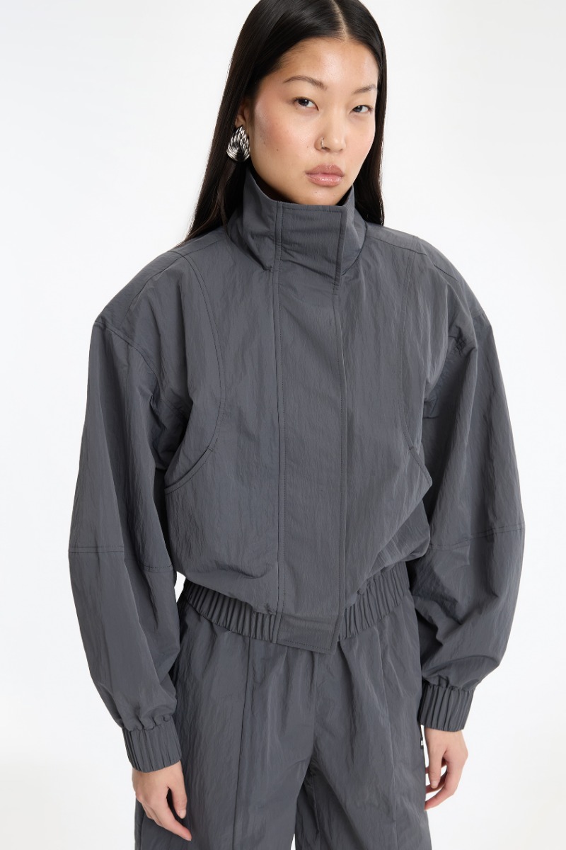 Crispy Track Jacket Dark Grey - ROTATE Birger Christensen