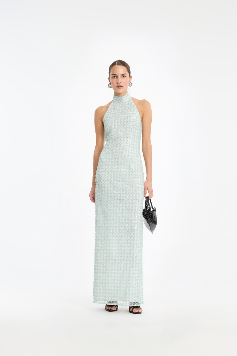 rotate beaded maxi dress Rotate By Birger Christensen Bridal Beaded Sequined Maxi Dress In White - 30% Off