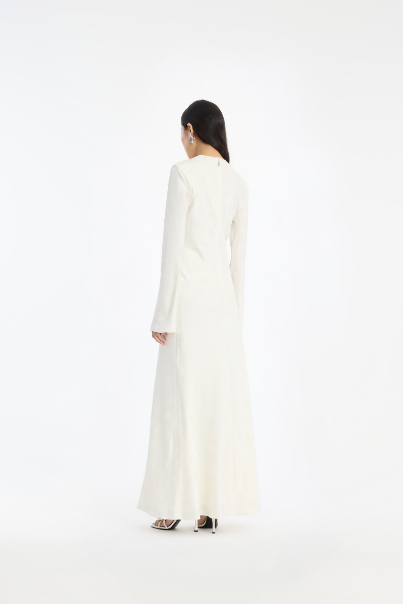 white off the shoulder dress Simple Off-Shoulder A-Line Satin Corset Wedding Dress