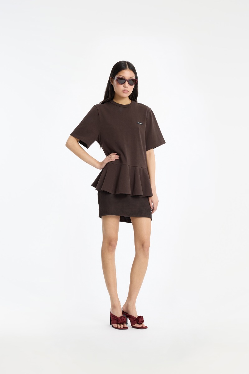 peplum t shirt dress ASOS Design - T-Shirt Mini Dress - Women - Cotton - XS